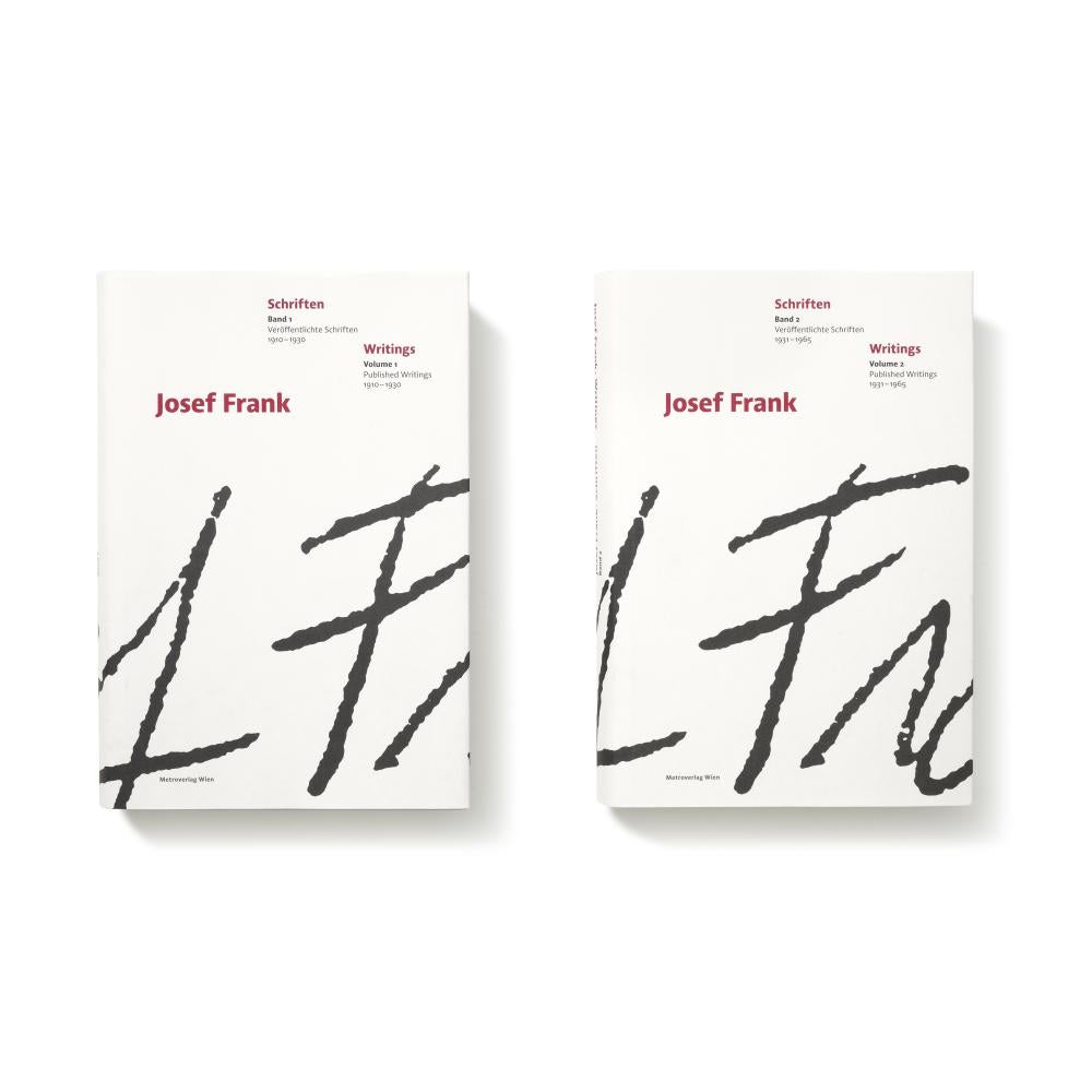 JOSEF FRANK WRITINGS VOL 1 & 11 | School of Architecture